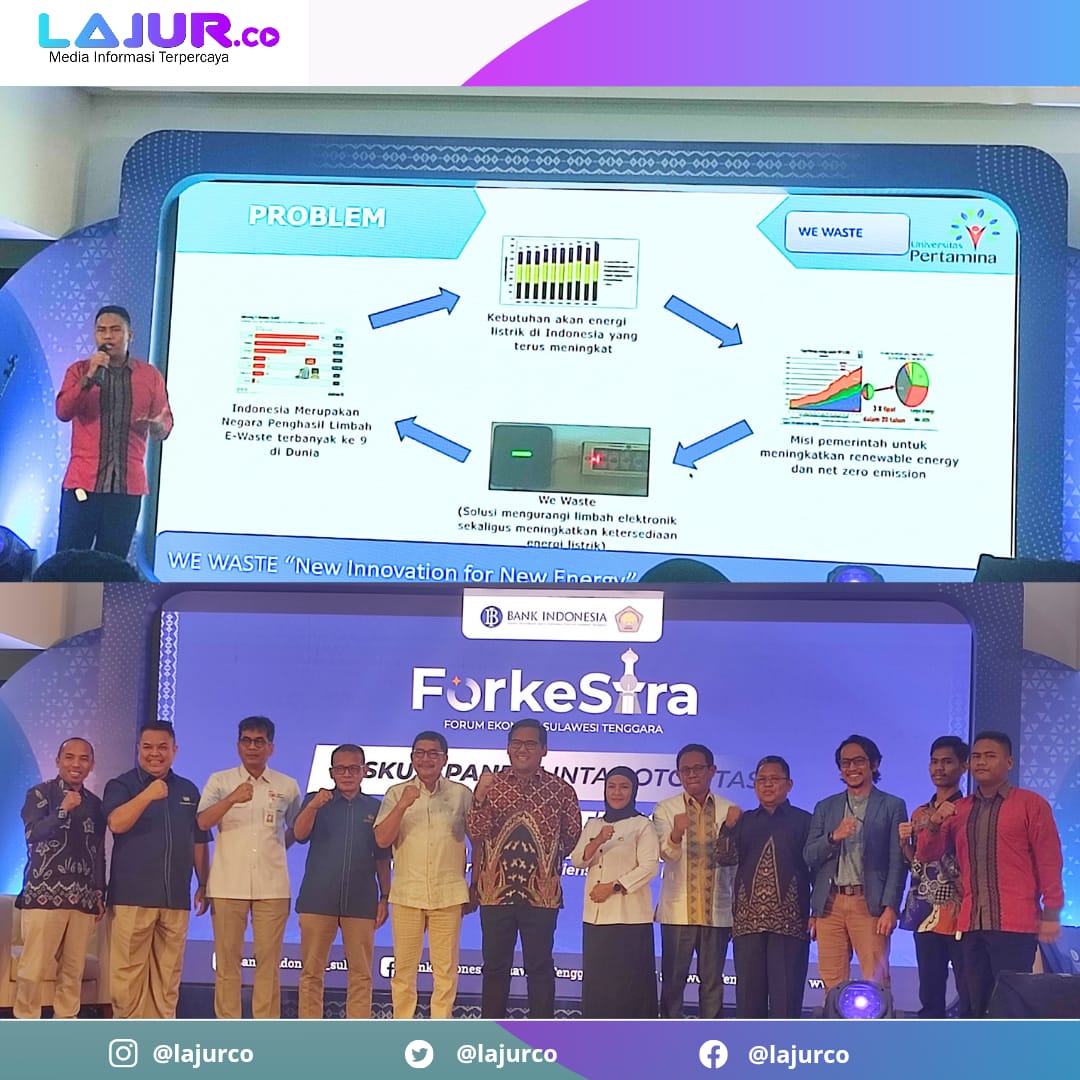 Melirik Inovasi Powerbank Ramah Lingkungan Dari Limbah Elektronik, Jawara Forkestra BI Sultra 2023